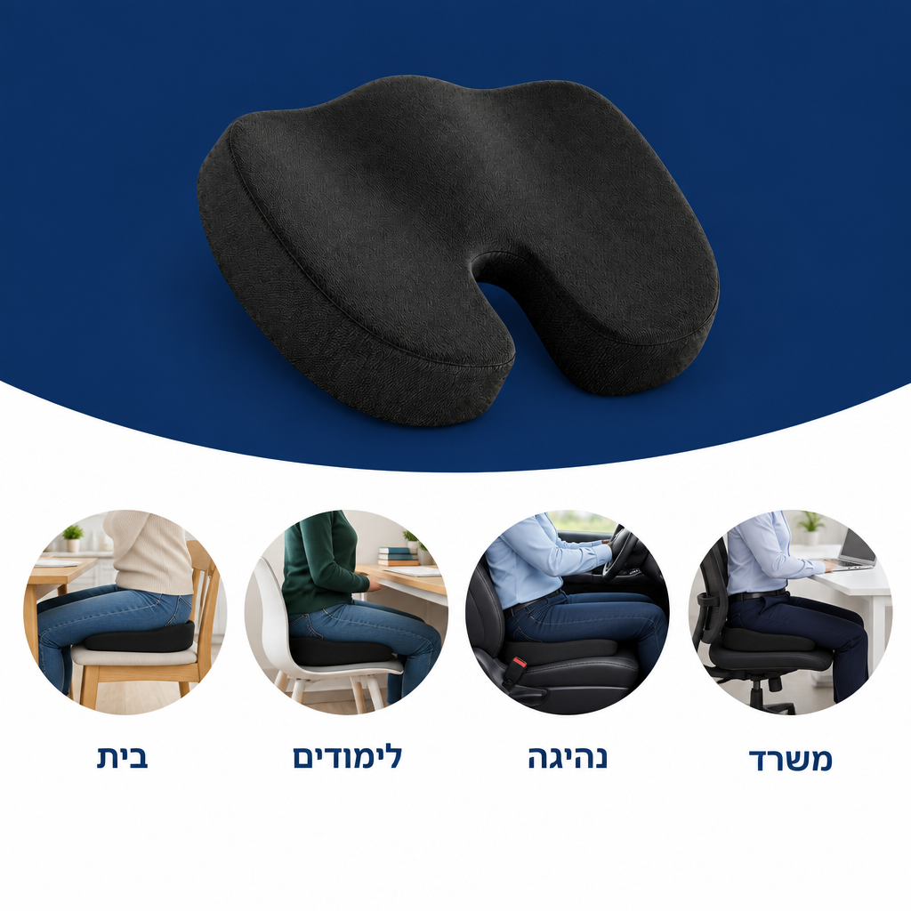 למי הכרית מתאימה - משרד, נהיגה, לימודים ובית